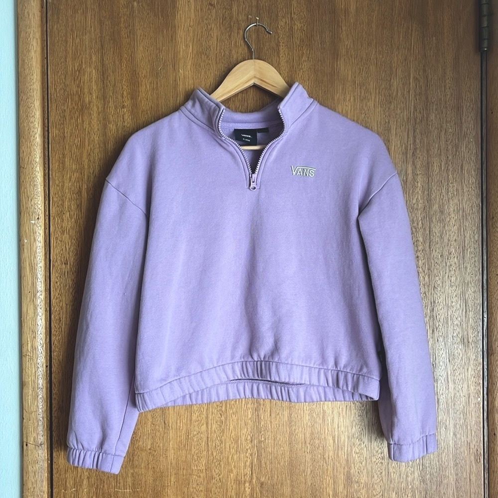 NWOT Vans Quarter-Zip Sweatshirt